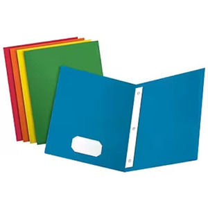 Oxford 2 Pockets Fastener Folders Set of 23 folders